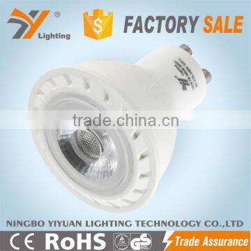 GU10 led bulb light GU10AP-COB 5W 410LM CE-LVD/EMC, RoHS, Approved Aluminium Plastic housing