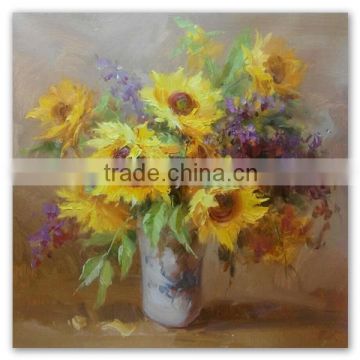 ROYIART Stock flower oil painting on canvas very good price #0062