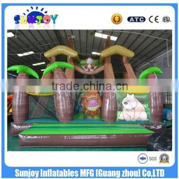 2016 hot sale outdoor large inflatable slide for adult and kids