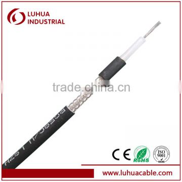 low loss 75 ohms coaxial cable RG58 with 0.94mm BC 2.95mm FPE 4.95mm Jacket CE RoHS ISO9001 approved