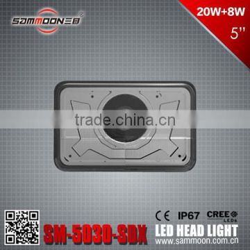 5 Inch Rectangle LED Head Light