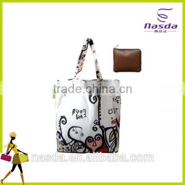 non woven bag promotional with logo,high quality shopping bag foldable,nylon foldable tote bag with zipper