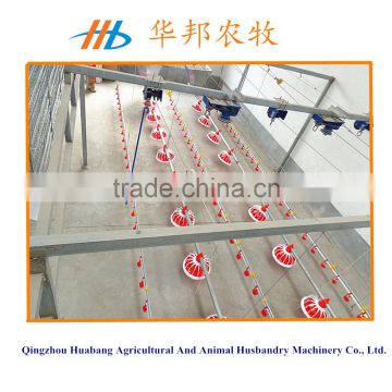 2015 HUABANG good quality and cheap automatic chicken feeding line for chicken farm