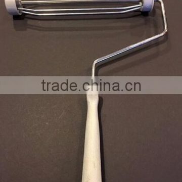 white cage plastic paint roller handle