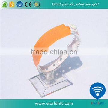 Hospital ID Disposable RFID Paper Wristband QR Code