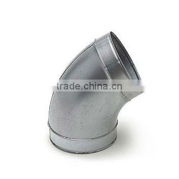 60 degree pressed bend/ circular duct fittings