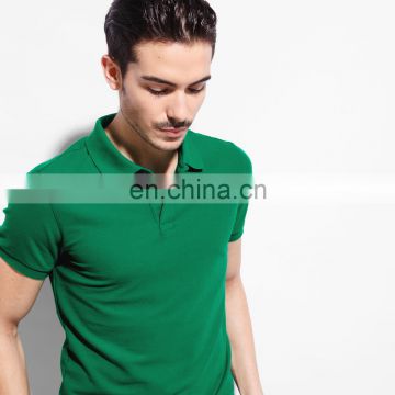 Free Sample Green Color Quality Polo Jersey T-Shirts China