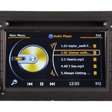 1024*600 Multimedia Android Double Din Radio 3g For VW Skoda