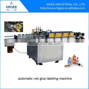 automatic cold glue labeling machine wet glue paper label applicator with CE