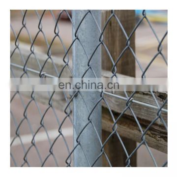 Pvc coated galvanized chain link fence diamond wire mesh