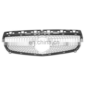 Silver Front grill Diamond grille for Mercedes Benz W176 A CLASS A180 A200 A260 A45 2013 2014 2015