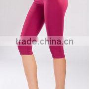 low minimum fitness design yoga pants in 88% with 12% Spandex