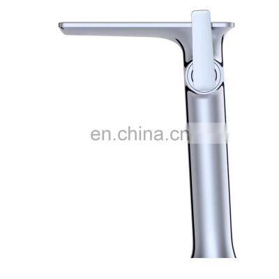 YUYAO New design cold water tap cheap chromed polished basin faucet