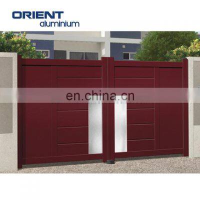 Main gate designs in wood/ aluminum farm gates Double Swing Gate(China Manufacturer)