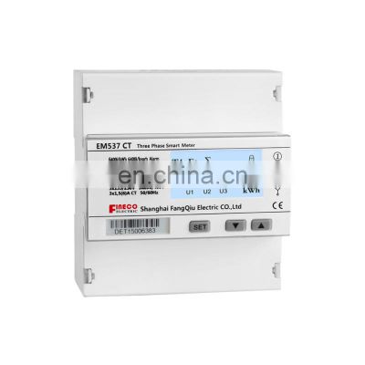 EM537 CT from 3*133/230V to 3*230/400V dual tariff energy meter manufacturers