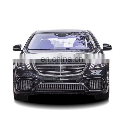 car bumpers body kit front  bumper grills  for benz S-class W222 facelift S65 AMG style body kits 2018-2020