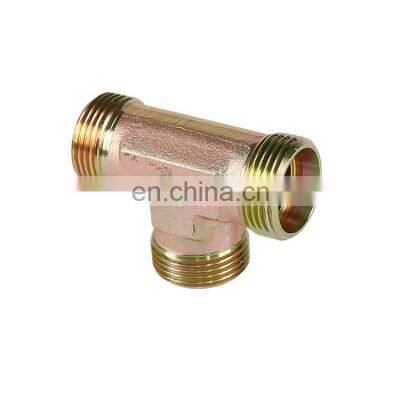 hot sale hydraulic fitting tee female pipe fitting gi tee reducer pipe fitting
