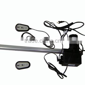 linear actuator with in line 12V/24V DC motor as window opener for shutter lift