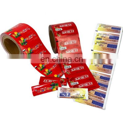 High quality aluminum foil paper sheets roll film packaging for chewing gum