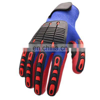 Construction Nitrile Oilfield Mechanic Cut Resistant TPR Anti Impact  Protective Industrial Work Safety Gloves for Men - China Impact Gloves and  Safety Gloves price