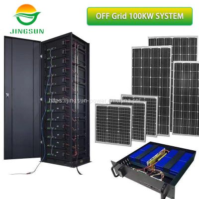 100KW Off Grid Solar System 400W panels