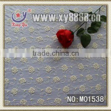 popular elegant high quality mesh cotton embroidery fabric
