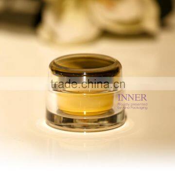 30ml Gold Top Plastic Empty Jar for Skincare product
