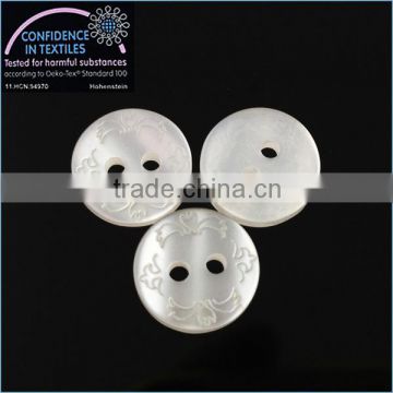 2 hole hot sale resin laser high quality shirt buttons