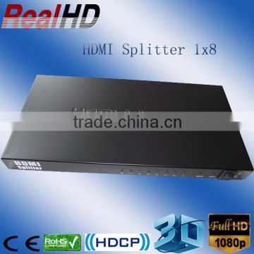 8 Port HDMI Switch Switcher Splitter HDTV 1080