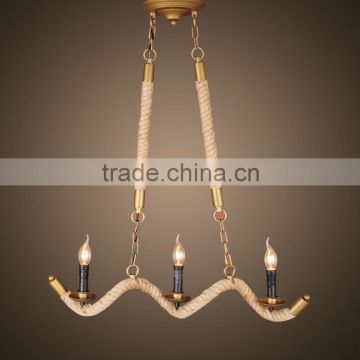 America vintage with rope industry pendant lamp