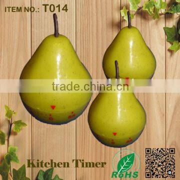 China supplier pear shape kitchen mechanical timer