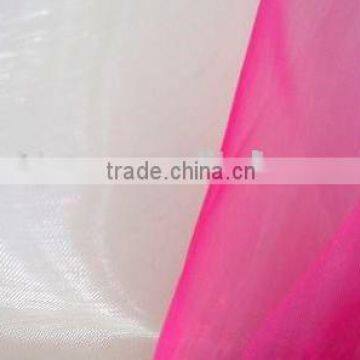 Colourful Wide width Plain organza curtain fabric