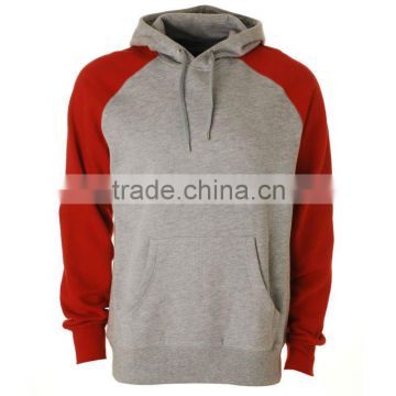 Mens Two Color Hooded Sweat Shirt
