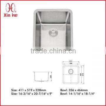 304 stainless steel small size sink