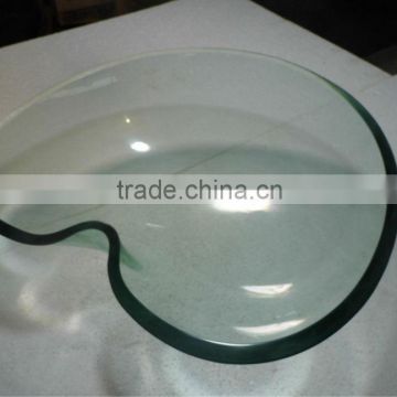 Apple Shaped Glass Bowl Solid