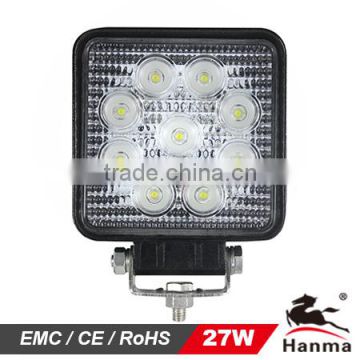 GuangZhou 2013 new!!27w led work light ,led work lights for truck,led work light,work light led.IP67,CE,Rohs,EM