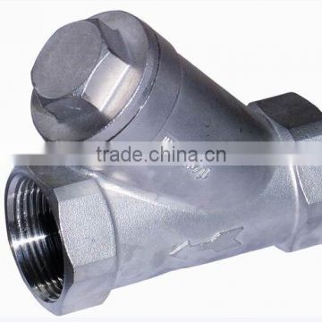 ISO and CE certifited female threaded Y type strainers