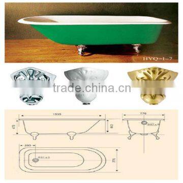 manufacture sale cast Iron bathtub/enamel bath/durable cast iron bath manufacture sale