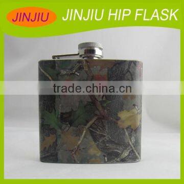 Hot Sale Stainless Steel Hip Water -Transfer In Various Pictures Hip Flask Elegant