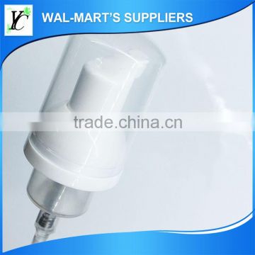 high viscosity white cosmetic foam pump with cap