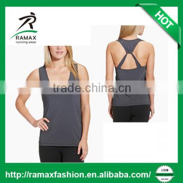 Ramax Custom Women Sleek Stripe Yoga Tank Tops