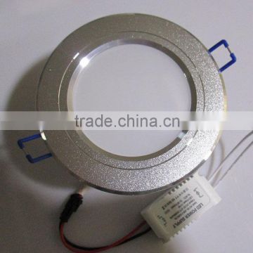 white lens Led Recessed Downlight,700LM,AC85-265V,7*1W ,2 years warranty