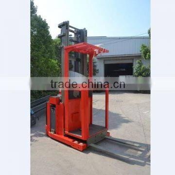 Chinese 1000kg electric aerial order picker with mast buffer