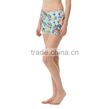 Quick dry plus size available custom yoga clothing sexy colorful sublimation sports shorts for women