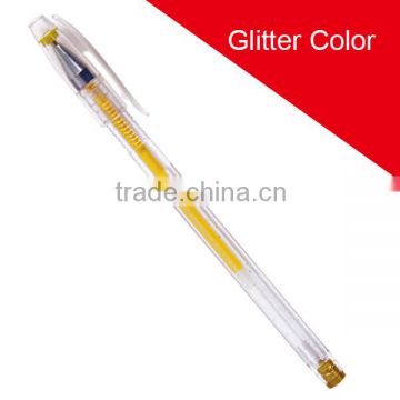 Hot sale glitter color gel pen