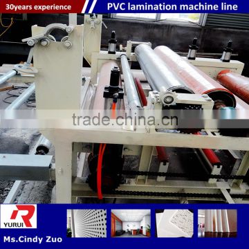 gypsum ceiling board production machines/PVC laminated drywall ceiling tiles production line