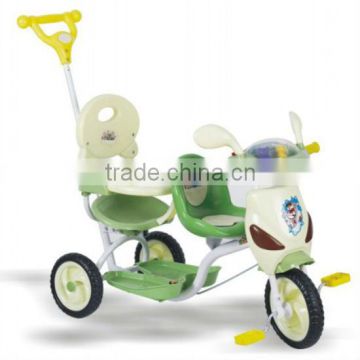 double seat children tricycle