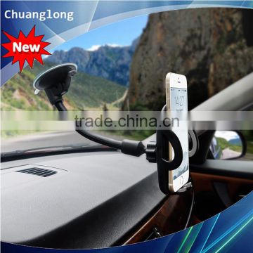 Hot 360 Degree Rotation Goose Neck Car Suction Cup Flexible Phone Holder