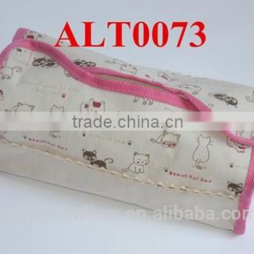 lovely canvas pink box tissue standard size