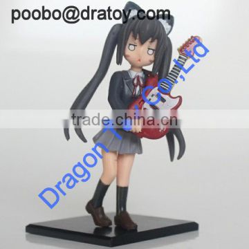 cartoon 3d pvc japanese girl figurine